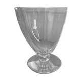 Vase coupe sur pied douche cristal de sevres ancien