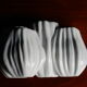 Vase blanc en céramique design Sia