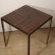 Vintage side table in rosewood & bronze – 1960s