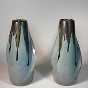 Pair of Art Nouveau style ceramic vases