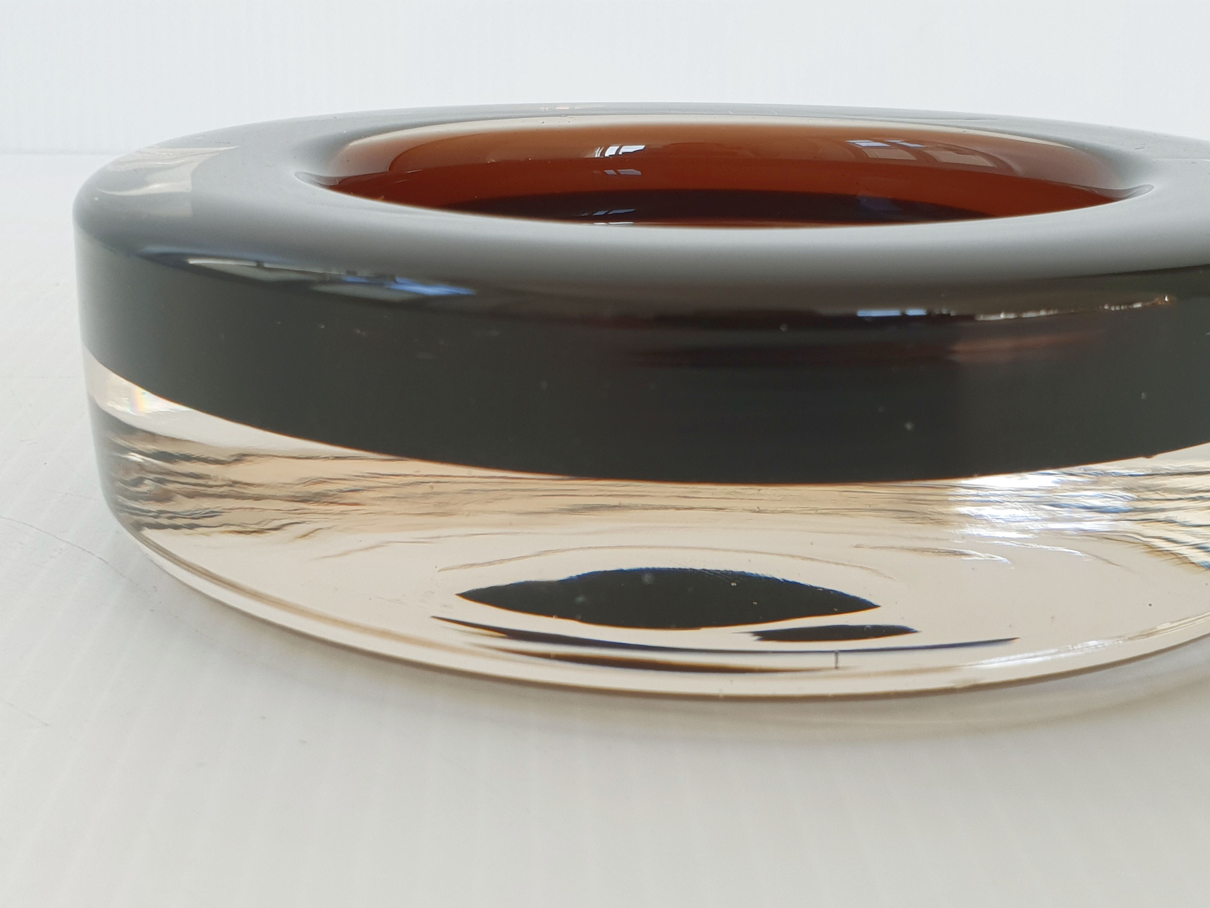 Vintage Murano glass trinket bowl