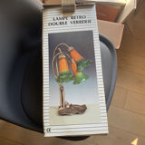 Antique table lamp Water lily