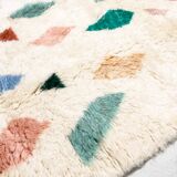 Moroccan Berber rug, Beni Ouarain terrazzo, 2.88x1.97m