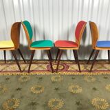 Set de 4 chaises Baumann 1950 Max Bill