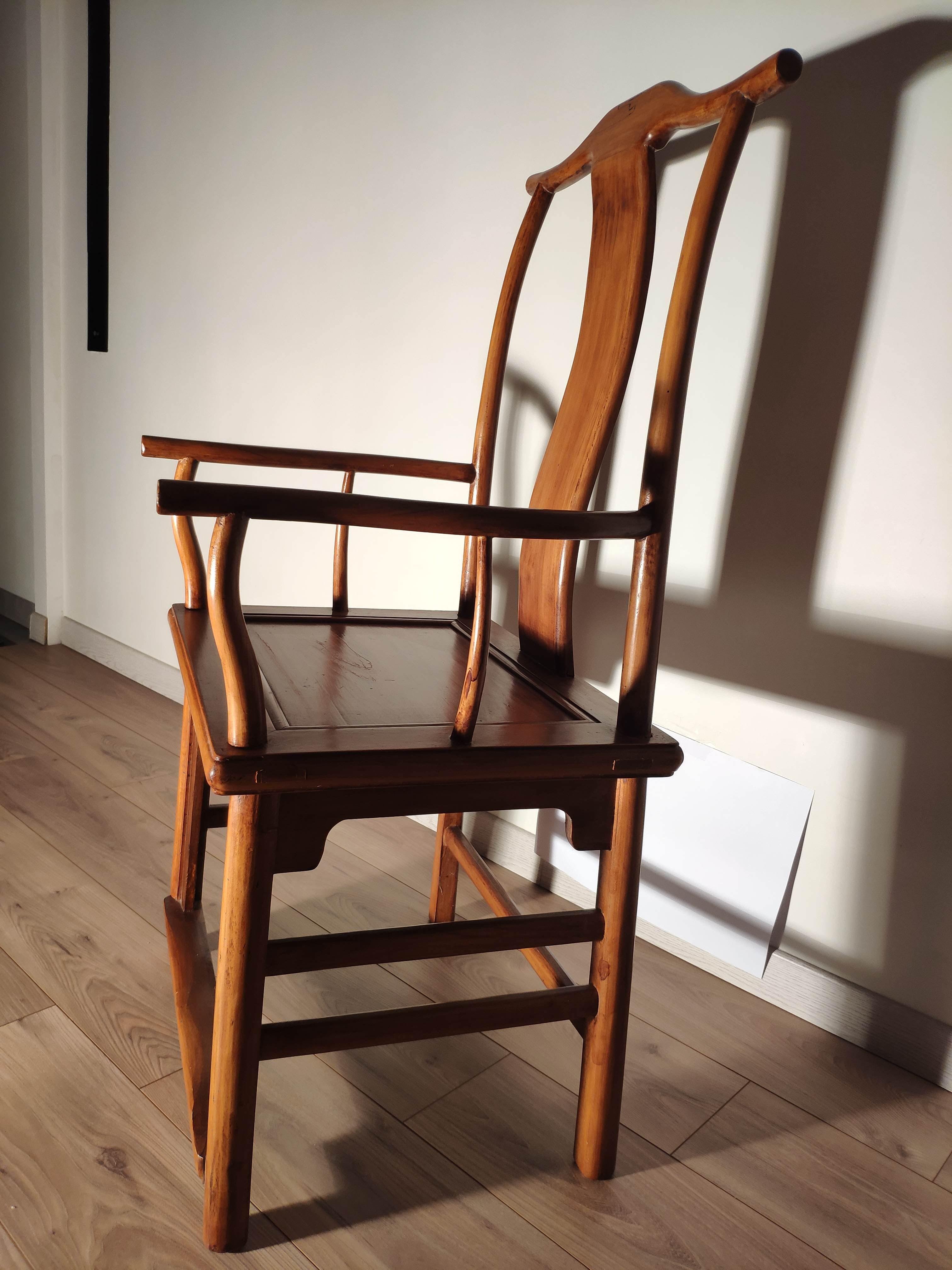 Chinese armchair "literate hat"