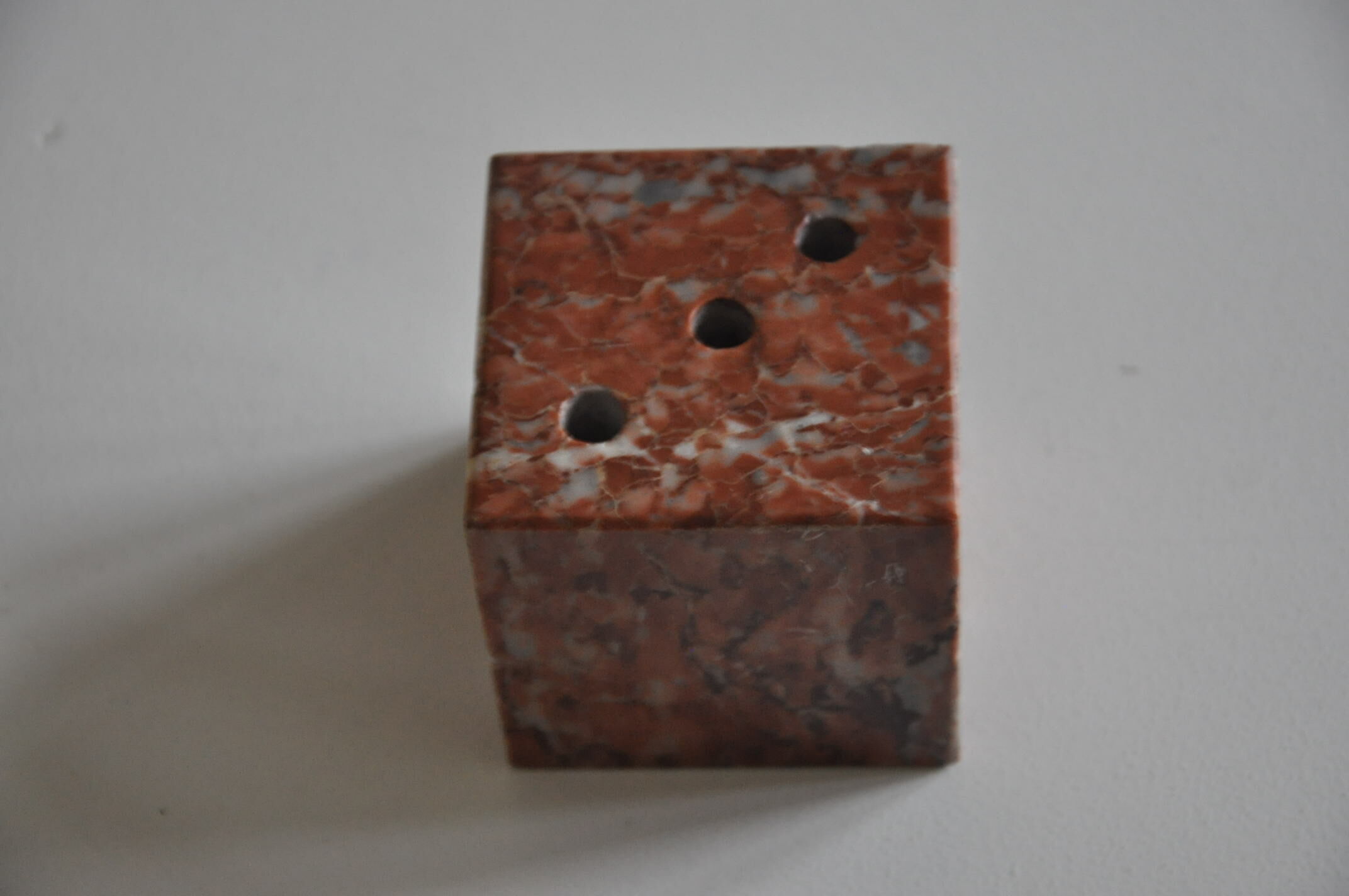 Paper press holder marble pencils