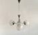 Art Deco Metal and Glass Chandelier