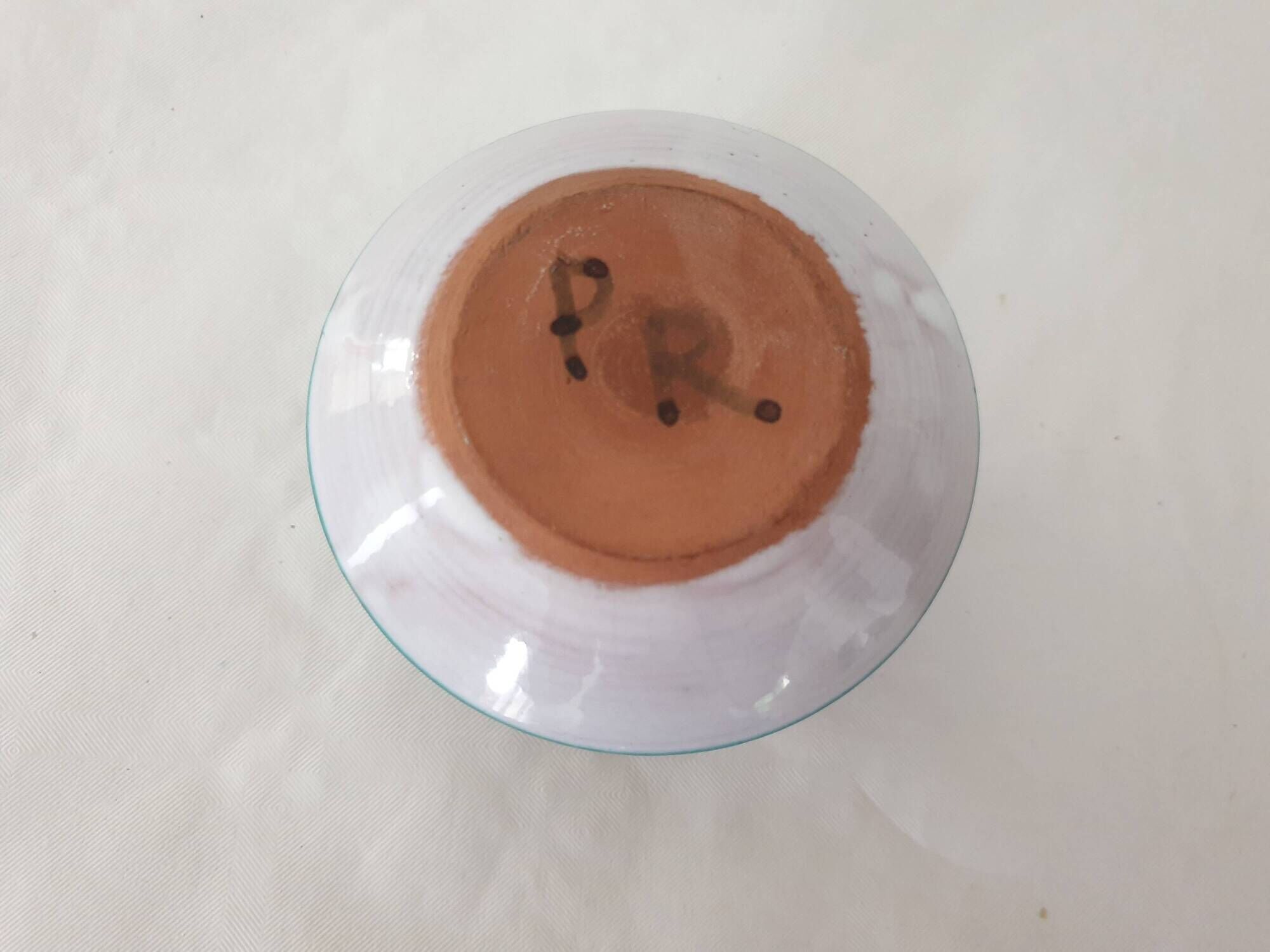 Ceramic egg cup signed Robert Picault - Vallauris 1950s