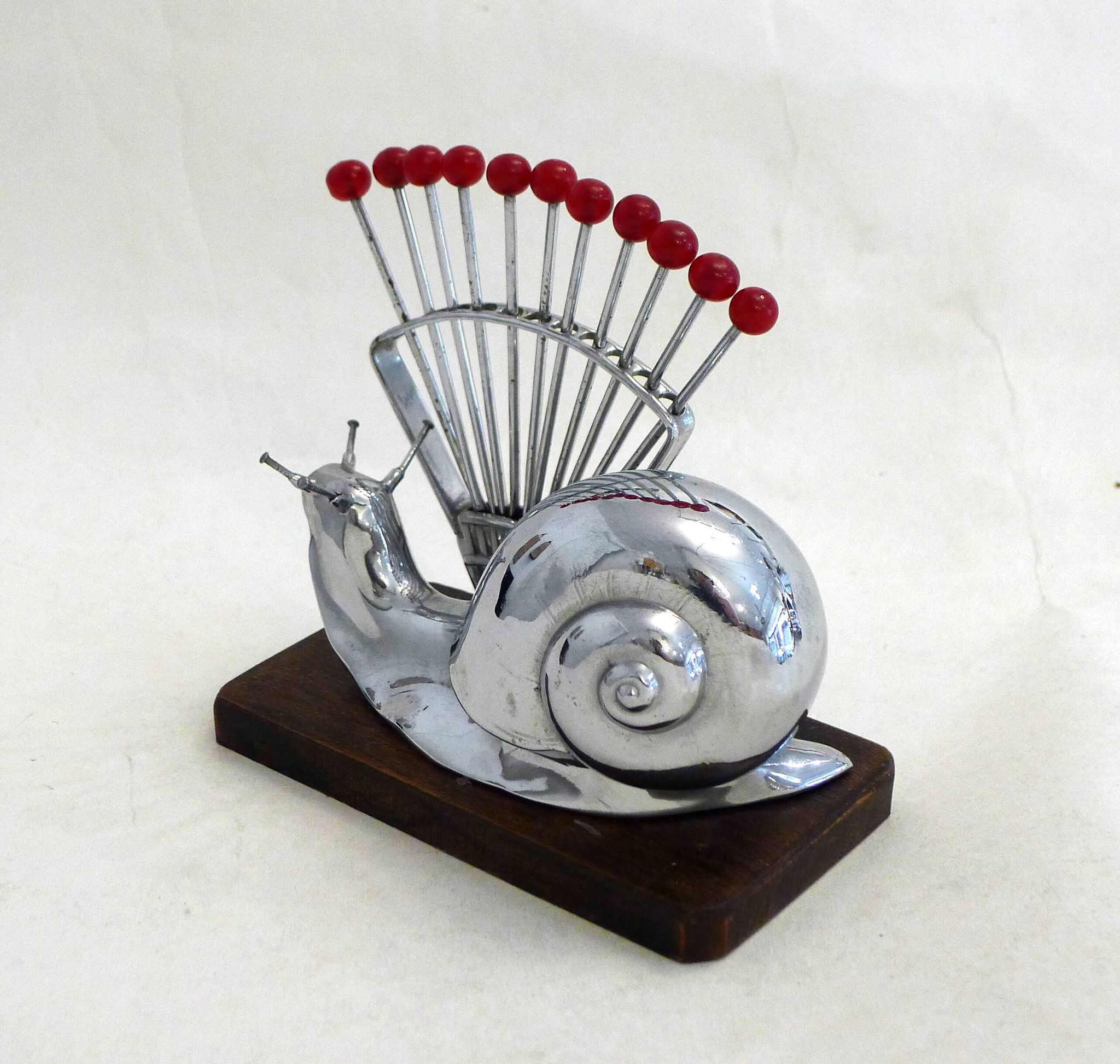 Set de piques à escargots / apéritif Art Déco 1930'