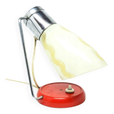 Czechoslovakian Art Deco bedside lamp from Napako, 1950s