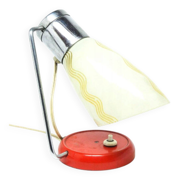 Lampe de chevet Art Déco tchécoslovaque de Napako, années 1950