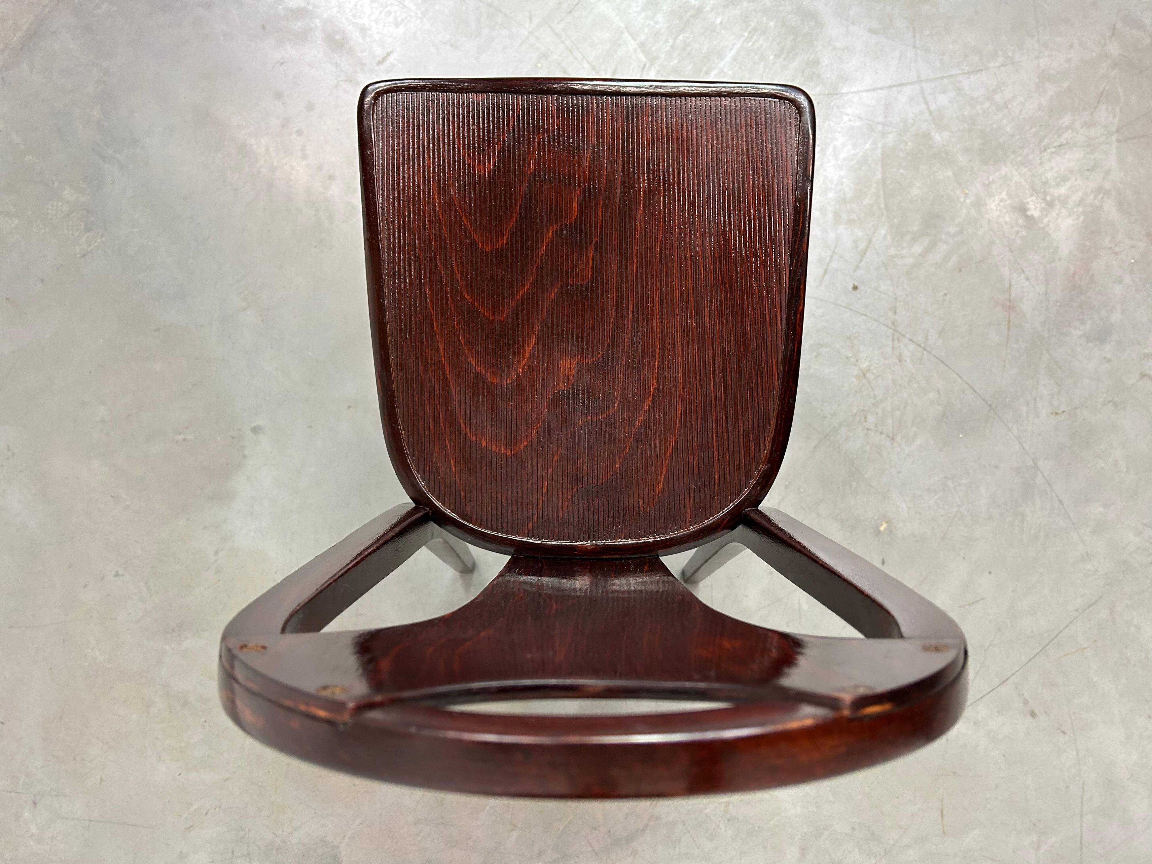 Secession dining chair no. 373 attributed to Josef Hoffmann/Otto Prutscher for J&J Kohn