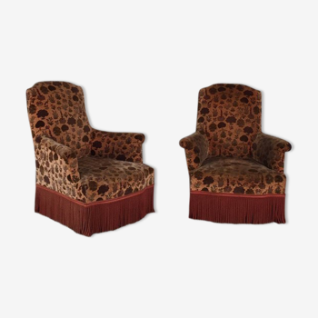 Paire de fauteuils Napoleon III