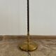 Danish Mid-Century Leather and Brass Adjustable Floor Lamp