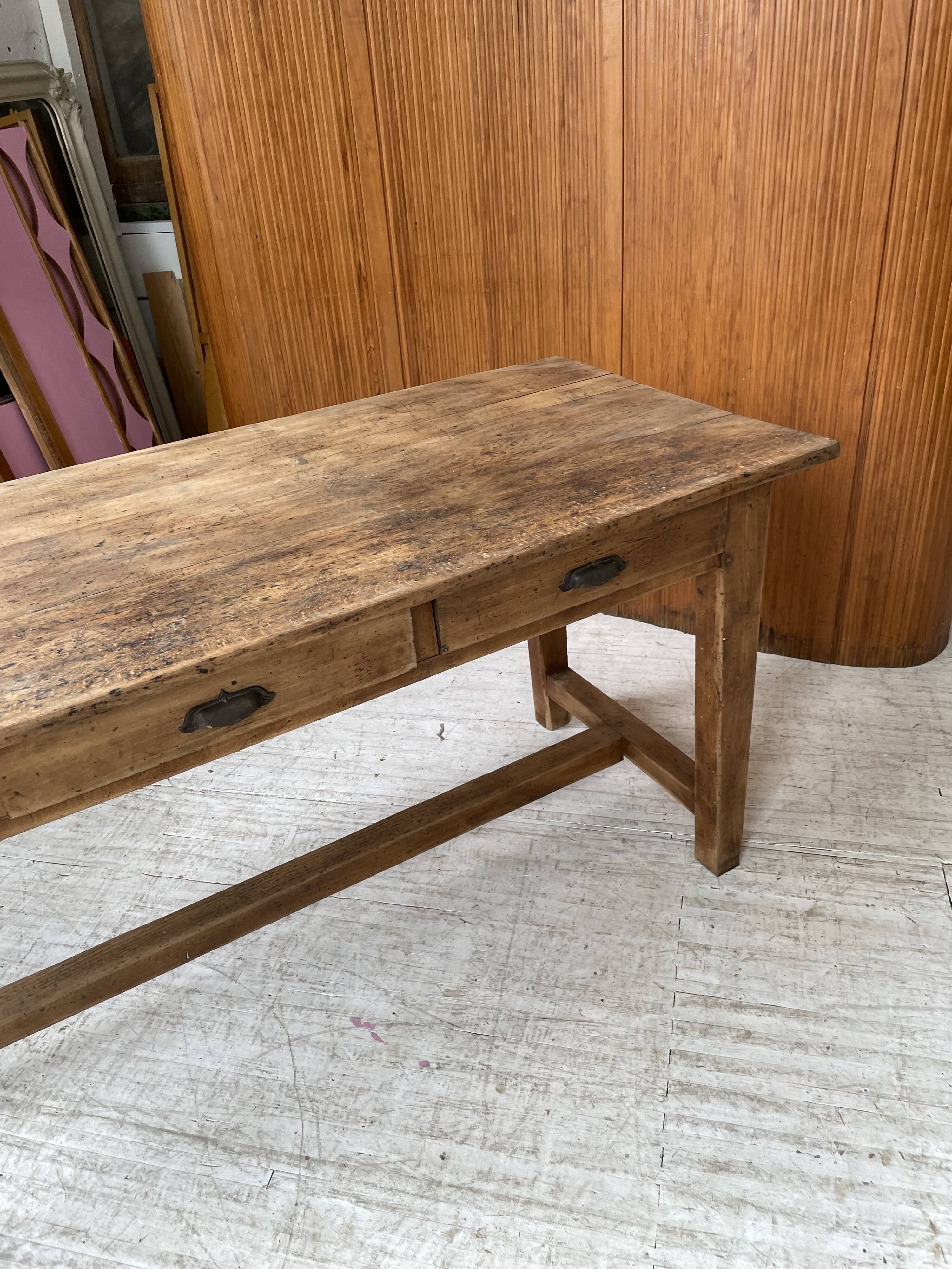Oak island farmhouse table 2m