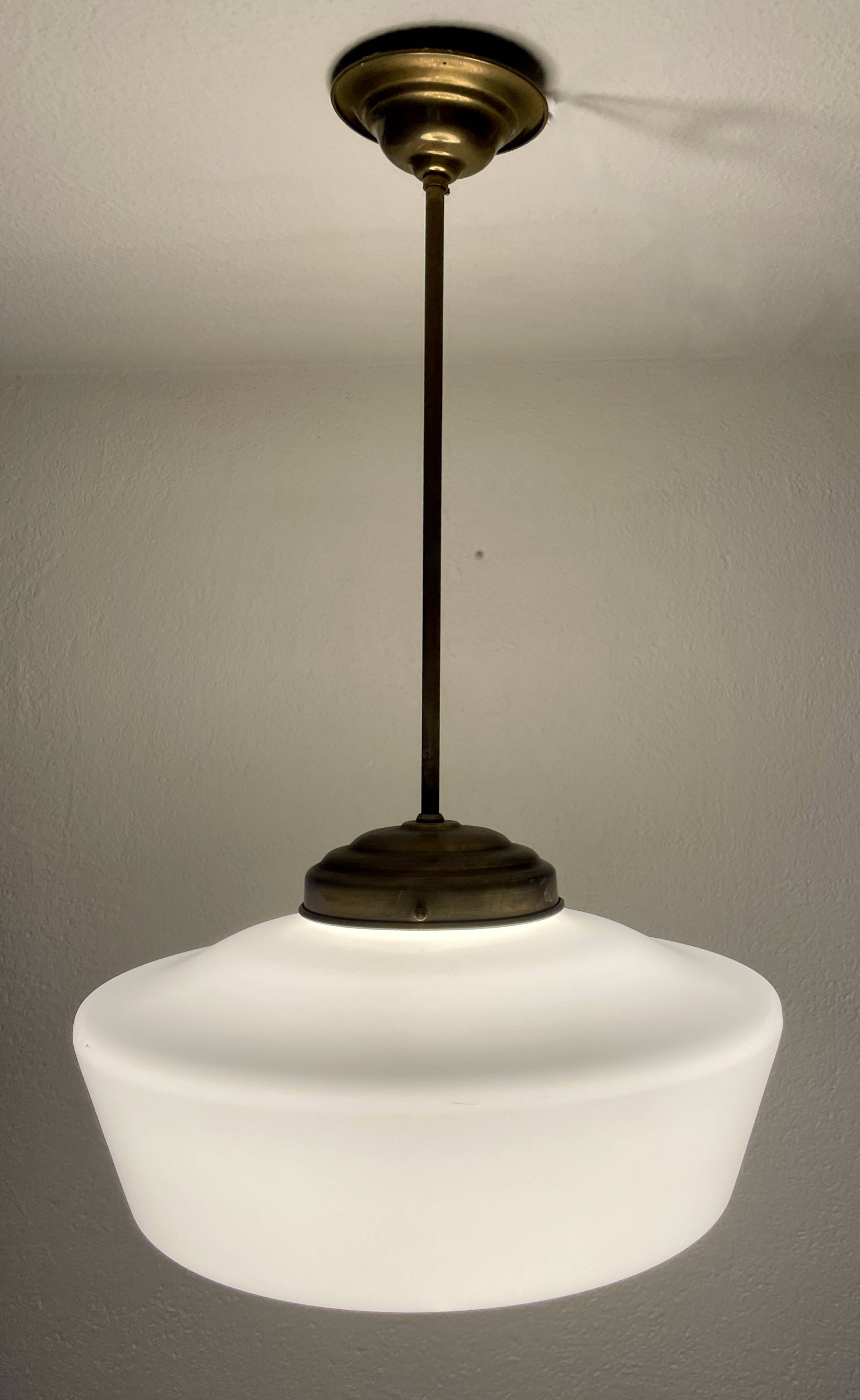 Furillo, white opal pendant lamp by Gispen
