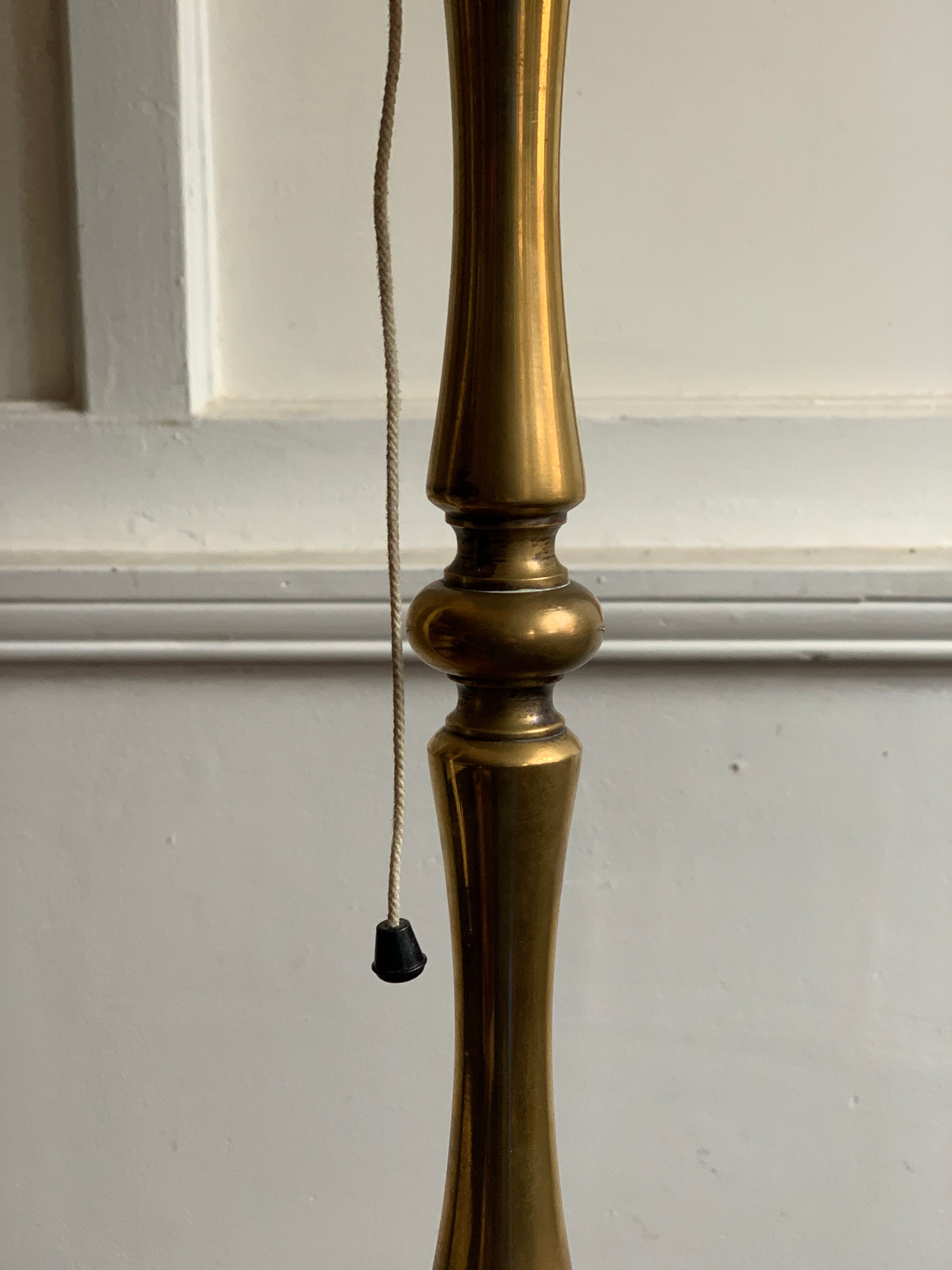Vintage brass floor lamp