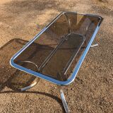 Coffee table structure in chrome 1970