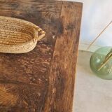 Table basse ancienne esprit table de ferme