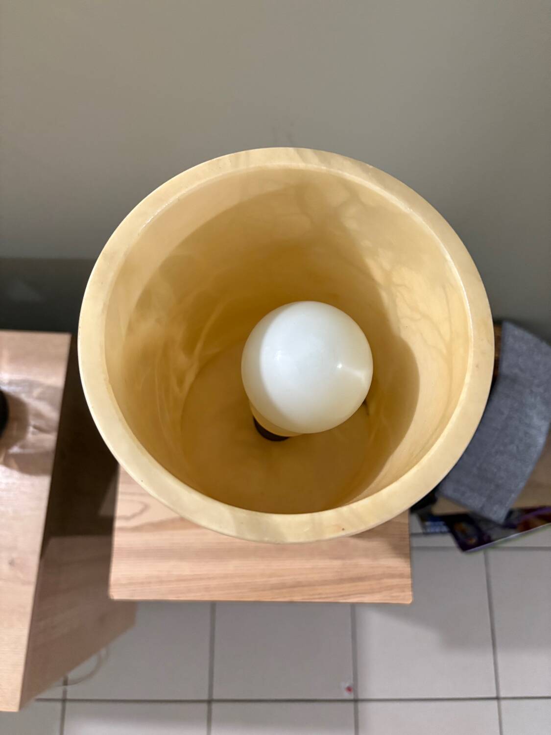 Lampe en albâtre 40cm