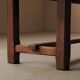 Large solid wood table, handcrafted.