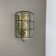 Wall light "Iron Rings" in brass and glass by Glashütte Limburg, Germany, 1970s