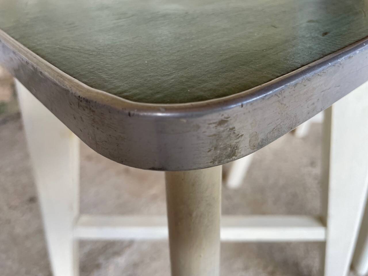 Vintage wooden stool, circa 1950's