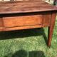 Solid wooden farm table mid-20th century
