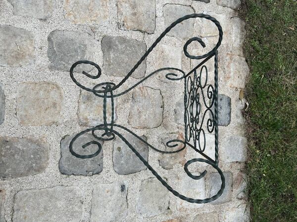 Table basse fer forgé