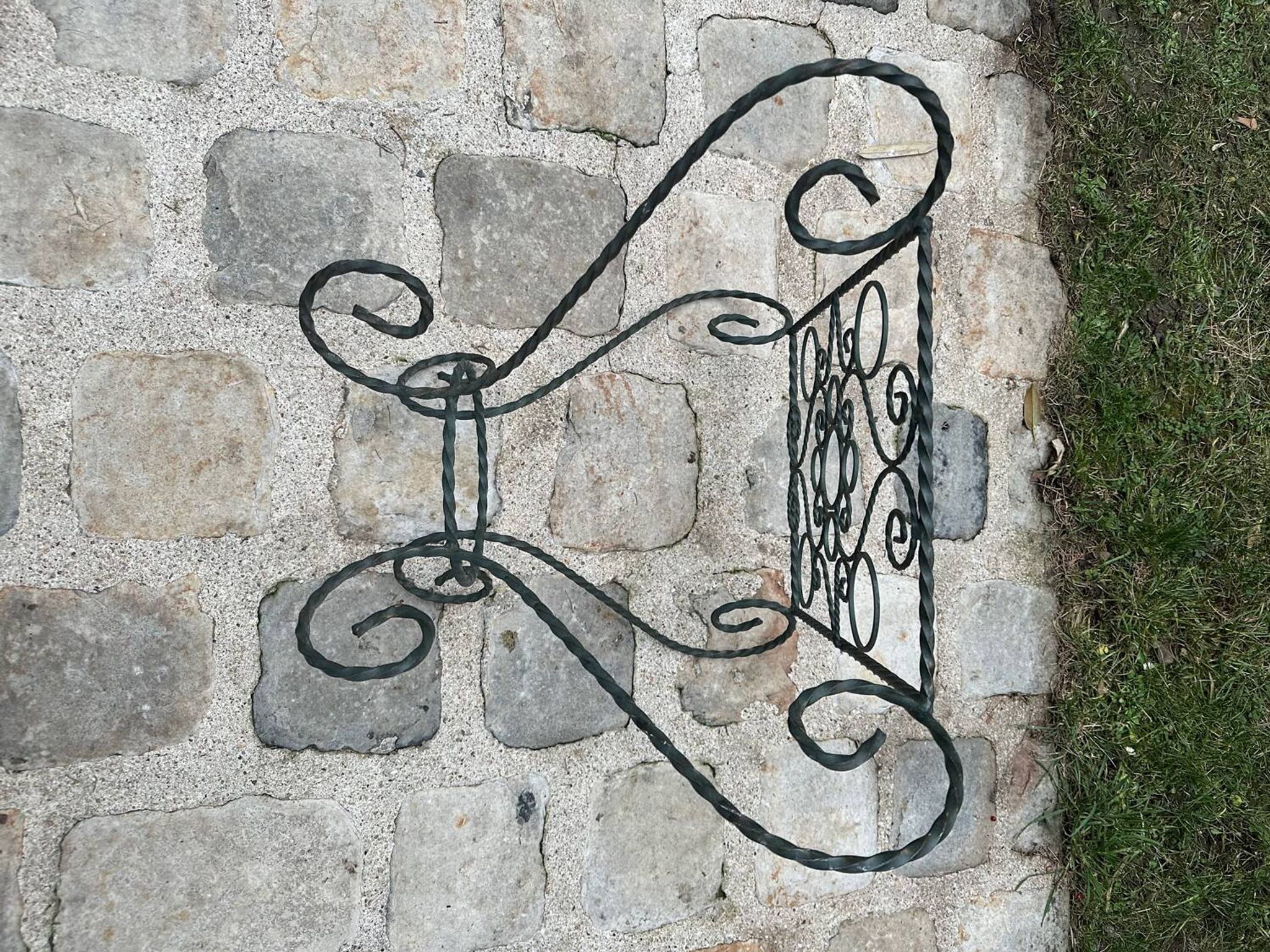 Table basse fer forgé