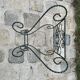 Wrought iron coffee table