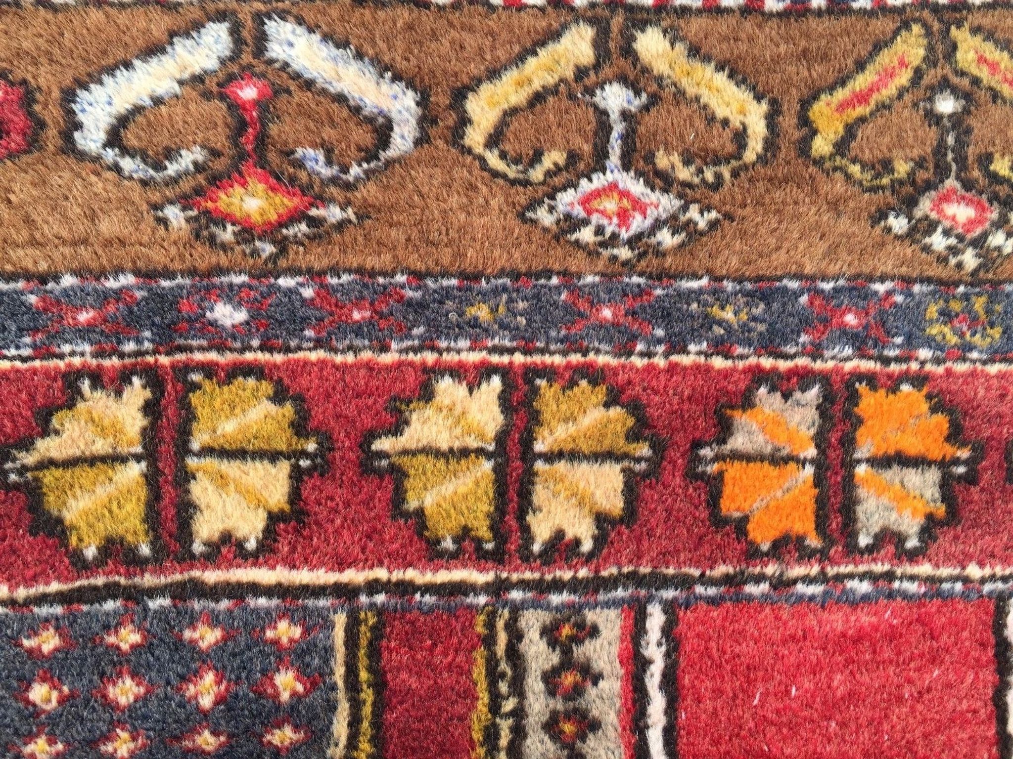 Turkish Prayer Rug vegetable dye 195x112cm
