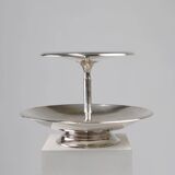 Large stamped Antique Silver-Plated Etagere, France, 1900s