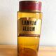 Jar "Lamium Album" brown glass