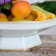Octagonal porcelain compotier Limoges France