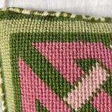 Handmade canvas cushion