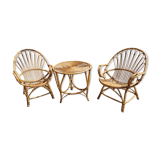 Rattan lounge from the 60s and 70s