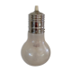 Suspension ampoule en verre bullé des années 70