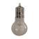 Suspension ampoule en verre bullé des années 70