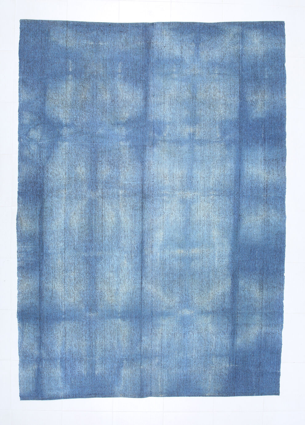 Blue vintage rug 209x294cm
