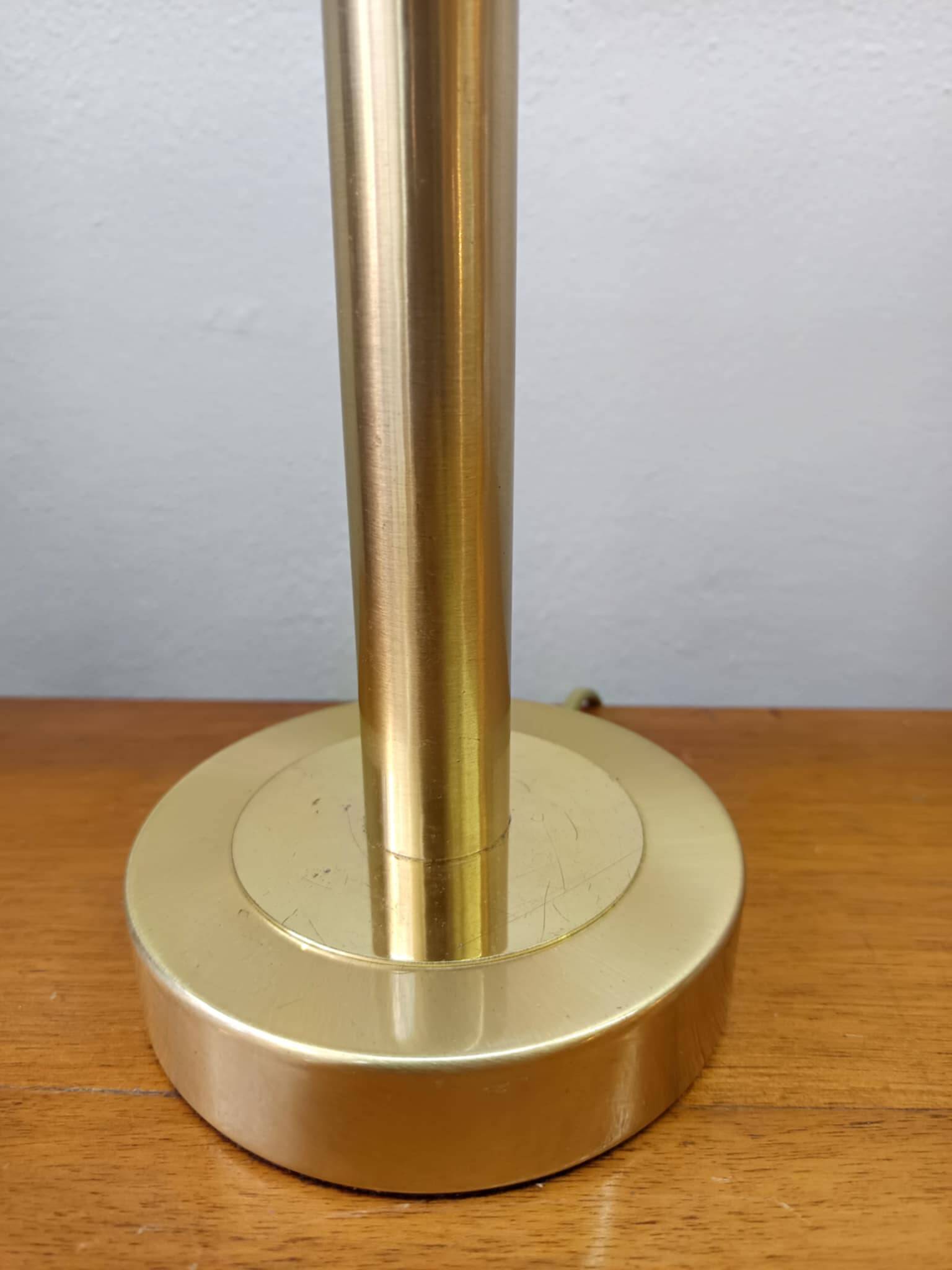 Vintage Art Deco Style Gold Desk Lamp