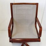 Vintage Scandinavian swivel armchair