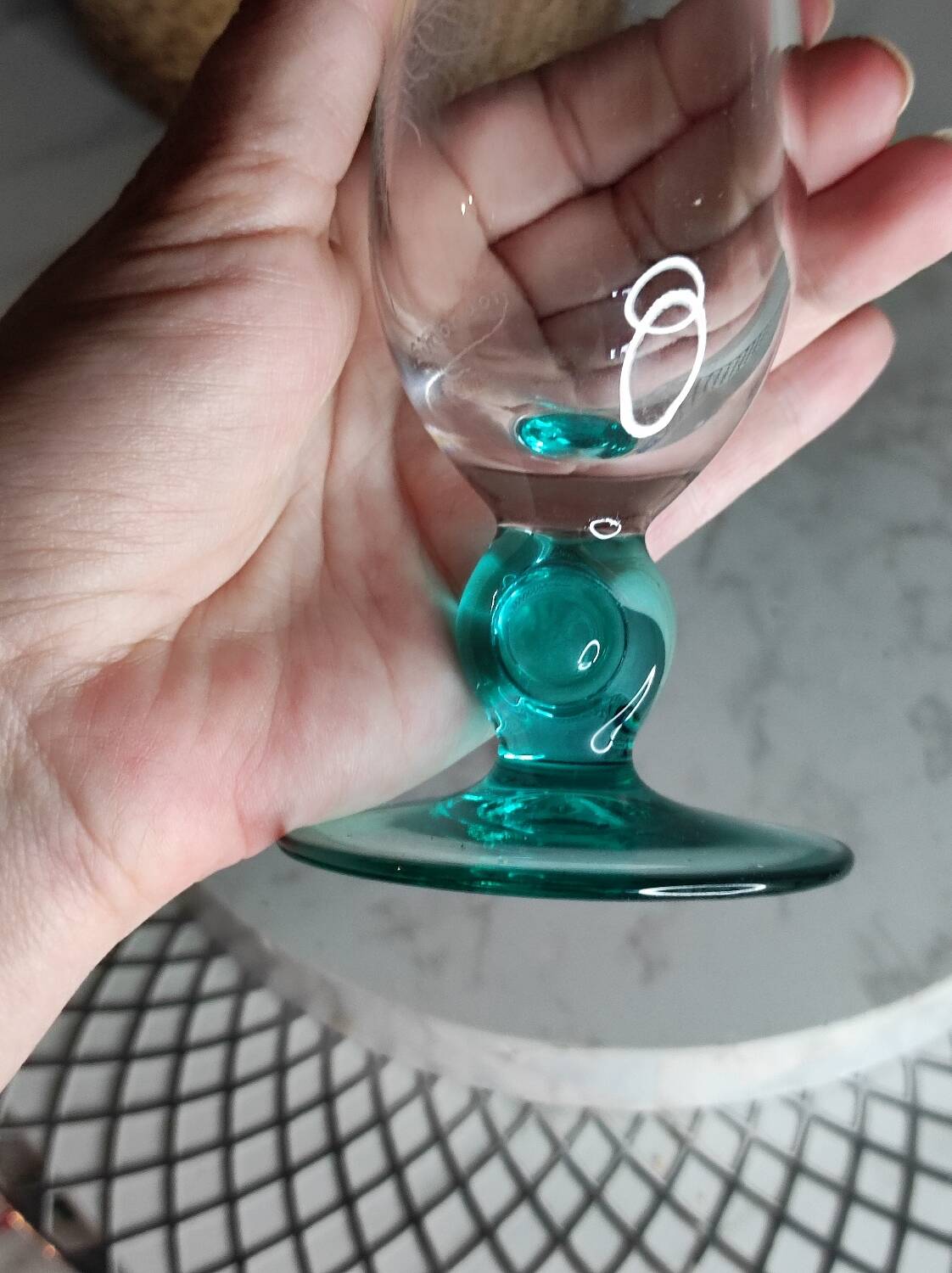 Glass bud vase