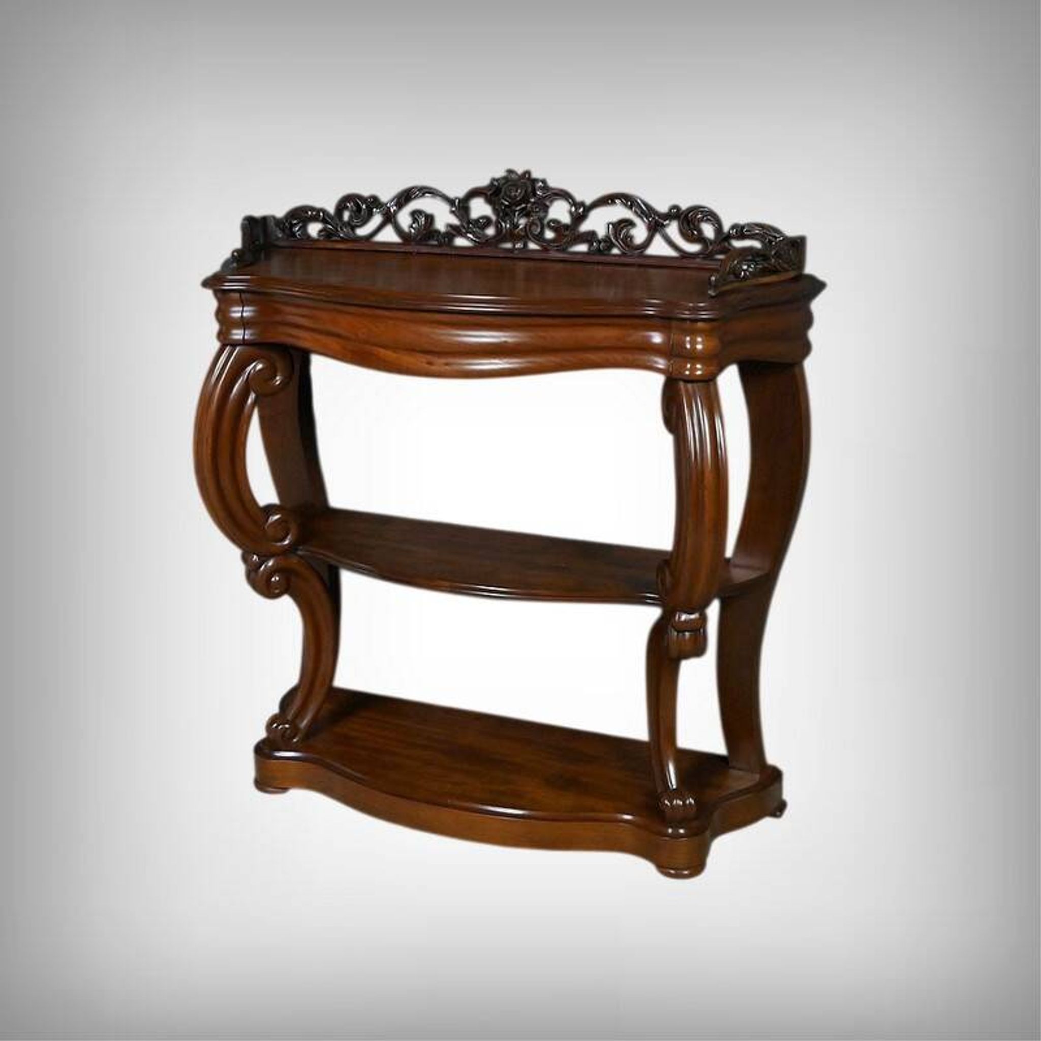 Mahogany console, Napoléon III period – 2nd half of the 19th century
