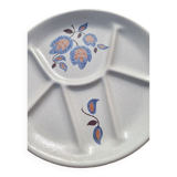 Plate set of 5 St Amand vintage Sologne model
