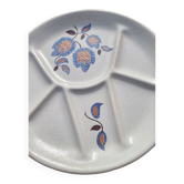 Plate set of 5 St Amand vintage Sologne model