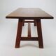 Table à manger brutaliste de style château + 8 chaises