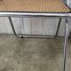 Paire de chaises pliantes chrome et cannage