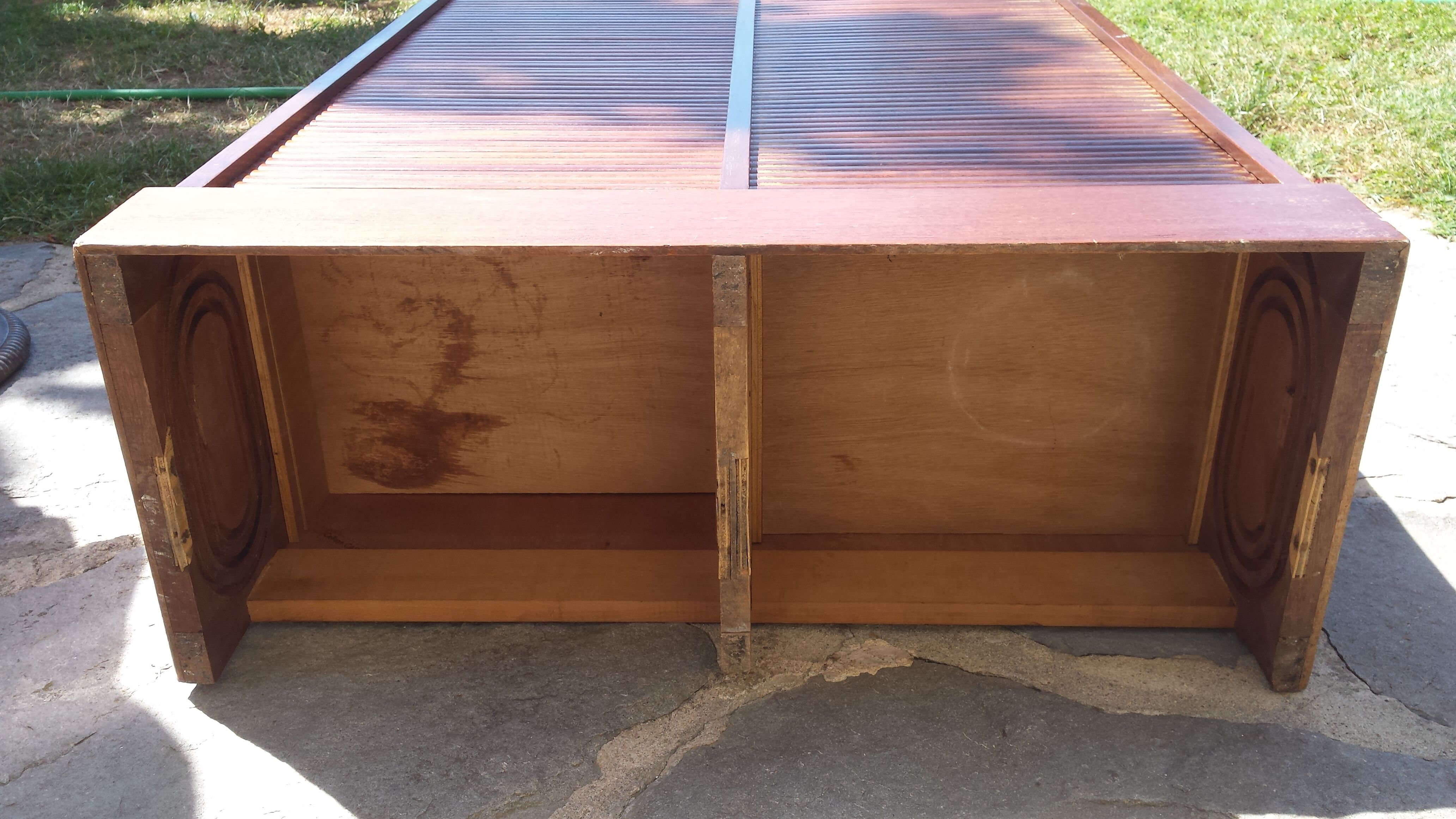 Double antique curtain binder