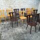 Lot de 12 chaises de bistrot